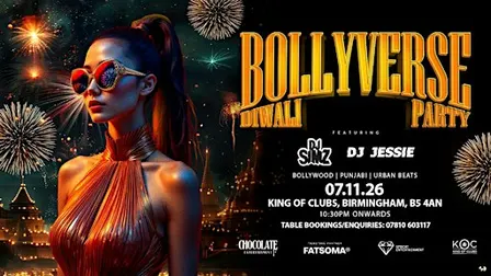 BOLLYVERSE | Bollywood & Punjabi Night in Birmingham | 7th November
