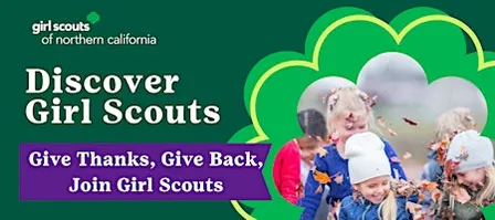 San Jose, CA | Give Thanks, Give Back & Join Girl Scouts!