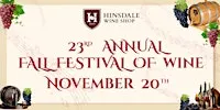 Fall Festival of Wine - 23rd Annual Wine Tasting Event