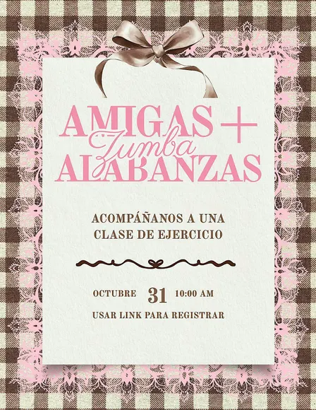 ZUMBA: Amigas + Alabanzas