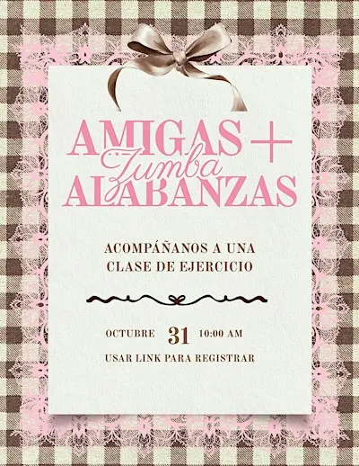 ZUMBA: Amigas + Alabanzas