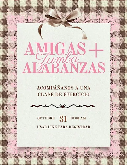 ZUMBA: Amigas + Alabanzas