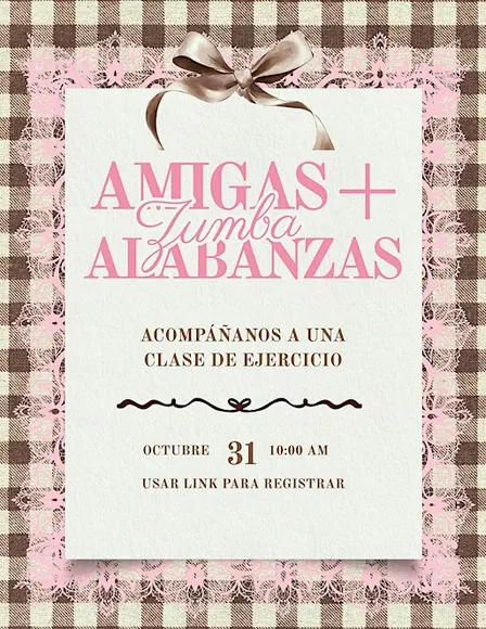 ZUMBA: Amigas + Alabanzas
