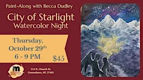 Paint the City of Starlight | Watercolor Night | A Court of Thorns and Rose