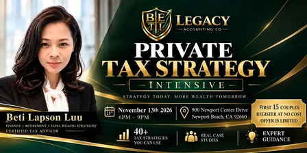BT Legacy Acct Private Tax Strategy Intensive Event