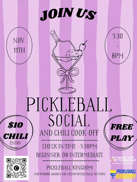 Pickleball Social / Chili Cook Off
