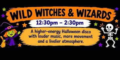 Wild Witches & Wizards - Big Red Bus Club Halloween Disco