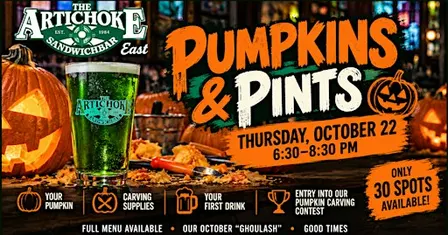 PUMPKINS & PINTS AT THE ’CHOKE!