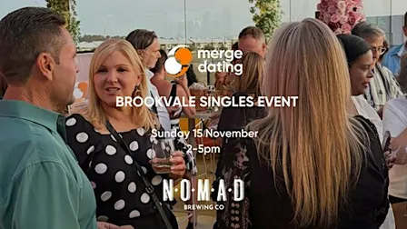 Brookvale | Singles Event | Nomad's Brewing Co | 15th November | 50 & OVer