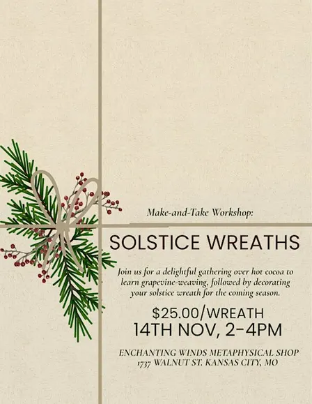 Make and Take Workshop: Solstice Wreath