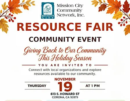 Corona Community Resource Fair | Recursos Comunitarios