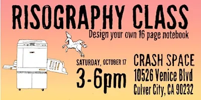 Beginners Risography Class at CrashSpace