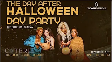 Coterie on Sunday: The Day After Halloween Costume Party