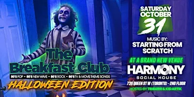 The Breakfast Club - Halloween Edition 2026 - A Night Of All Things 80’s