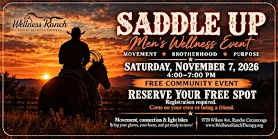 SADDLE UP: MEN’S NIGHT AT WELLNESS RANCH
