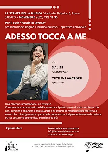 Presentazione nuovo singolo "Adesso tocca a me", di Dalise cantautrice