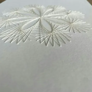 Sew Your Own Christmas Cards - Paper Embroidery Workshop