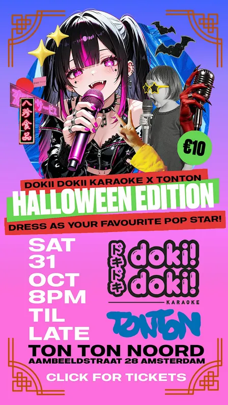 DOKII DOKII KARAOKE x TONTON NOORD HALLOWEEN EDITION