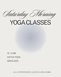 Saturday Morning Yoga