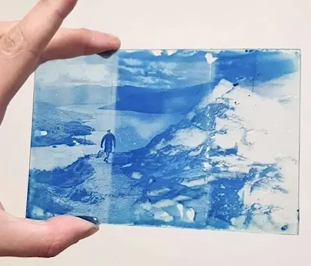 Exploring Cyanotype on ceramics