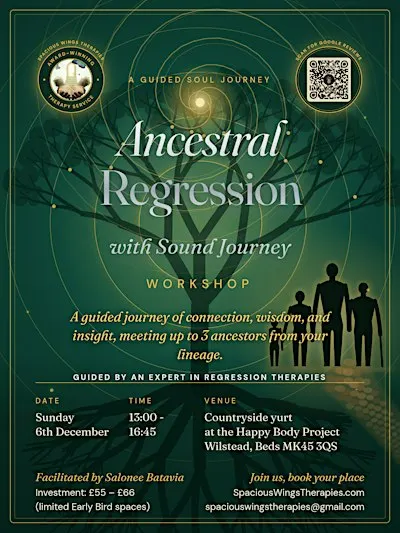 Ancestral Connection Regression Journey with Sound Bath.