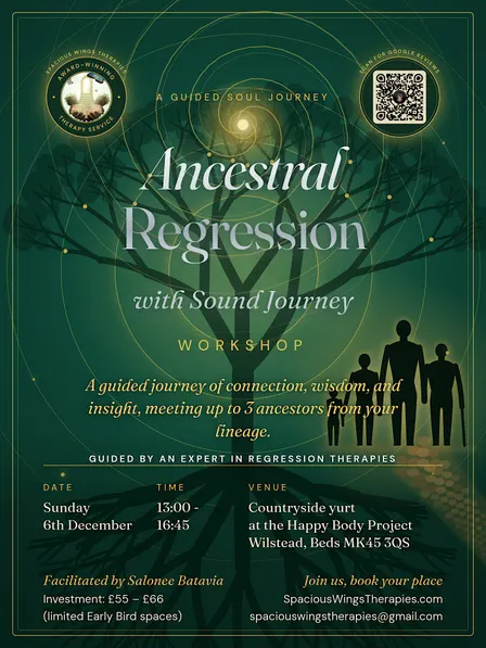 Ancestral Connection Regression Journey with Sound Bath.