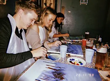Boozy Brushes Drag Winter Vibes Sip and Paint! Edinburgh