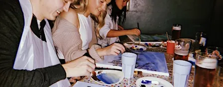 Boozy Brushes Drag Winter Vibes Sip and Paint! Edinburgh
