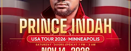 PRINCE INDAH LIVE SHOW - MINNEAPOLIS, MN