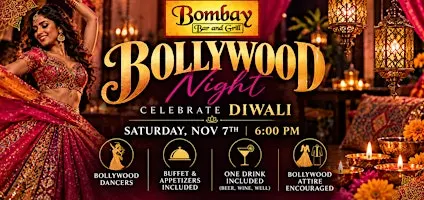 Bollywood Night: Celebrate Diwali at Bombay Bar & Grill