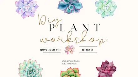 DIY Plant Workshop