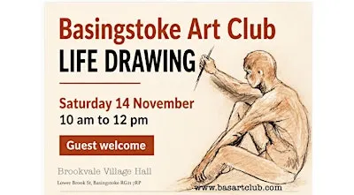 Life Drawing in Basingstoke with a Male Model
