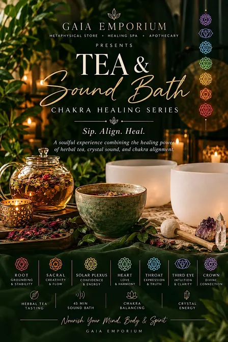 Sound + Tea Chakra Series