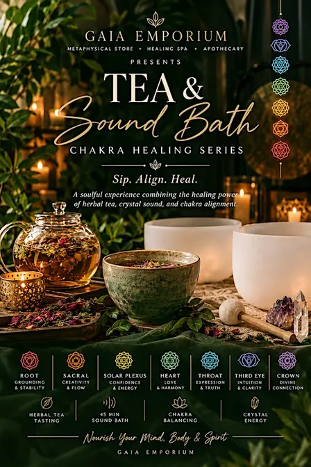 Sound + Tea Chakra Series