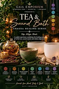 Sound + Tea Chakra Series