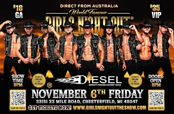Australia's Girls Night Out Live Experience in Chesterfield, MI!