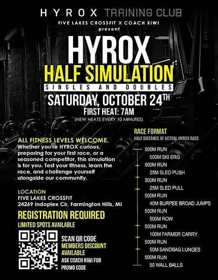 HYROX HALF SIMULATION