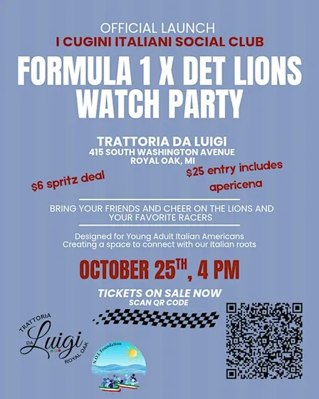 Formula 1 x Lions Watch Party