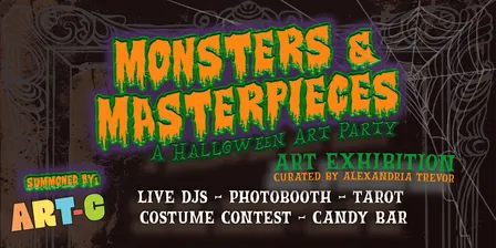 Monsters & Masterpieces: A Halloween Art Party