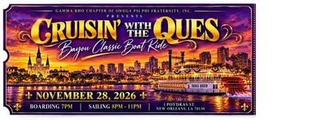 "Cruisin' With The Ques" Bayou Classic Boat Ride