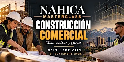 Masterclass Salt Lake City: Cómo Entrar y Ganar en la Construcción Comercial