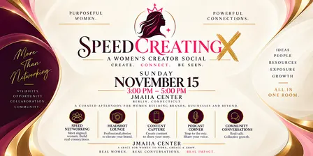 Speed Creating: A Women’s Creator Social