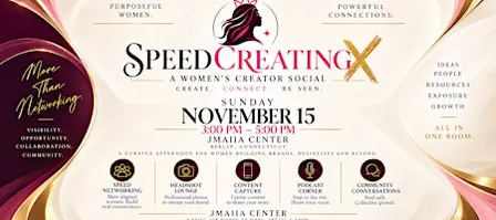 Speed Creating: A Women’s Creator Social