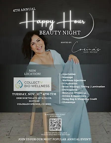 4th Annual Happy Hour Beauty Night | Beauty, Wellness & Shopping