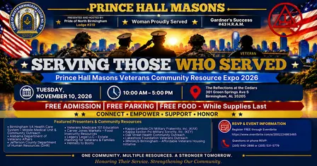 SERVING THOSE WHO SERVED Prince Hall Veteran Community Resource Expo 2026