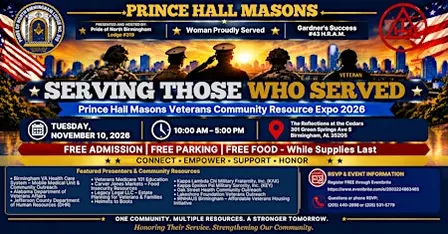 SERVING THOSE WHO SERVED Prince Hall Veteran Community Resource Expo 2026