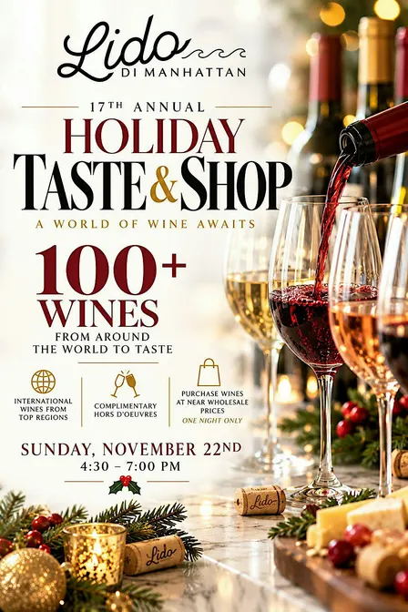 Lido's 17th Annual Holiday Taste & Shop