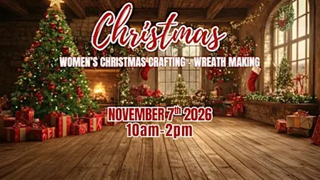 Women’s Christmas crafting - wreath making!