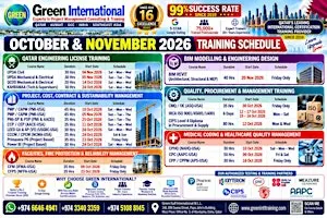 QCDD Electrical License Exam Training with Green International Qatar