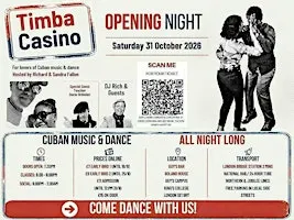 TIMBA Y CASINO Opening Night 31/10/26
